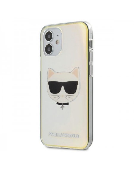 Karl Lagerfeld KLHCP12SCIR iPhone 12 mini 5,4" multicolor hardcase Iridescent Choupette