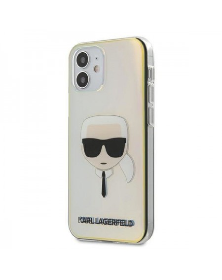 Karl Lagerfeld KLHCP12SPCKHML iPhone 12 mini 5,4" multicolor hardcase Iridescent Karl`s Head