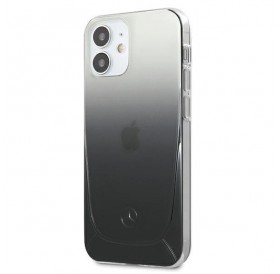 Mercedes MEHCP12SARGBK iPhone 12 mini 5,4" czarny/black hardcase Transparent Line
