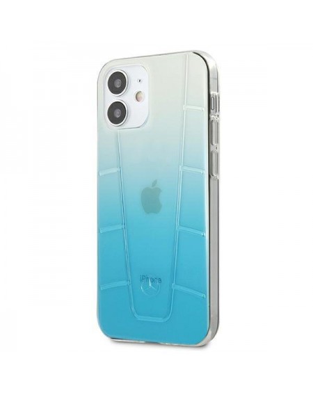 Mercedes MEHCP12SCLGBL iPhone 12 mini 5,4" niebieski/blue hardcase Transparent Line