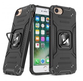 Wozinsky Ring Armor Case Kickstand Tough Rugged Cover for iPhone SE 2022 / SE 2020 / iPhone 8 / iPhone 7 black