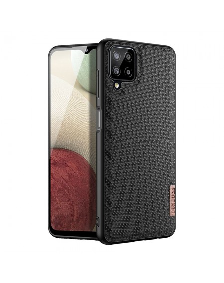 Dux Ducis Fino case covered with nylon material for Samsung Galaxy A12 / Galaxy M12 black