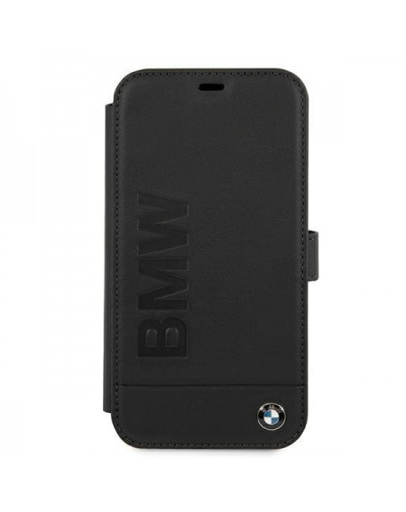 Etui BMW BMFLBKP12LSLLBK iPhone 12 Pro Max 6,7" czarny/black book Signature