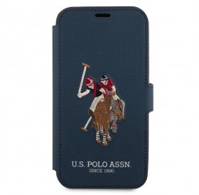 US Polo USFLBKP12MPUGFLNV iPhone 12/12 Pro 6,1" granatowy/navy book Polo Embroidery Collection