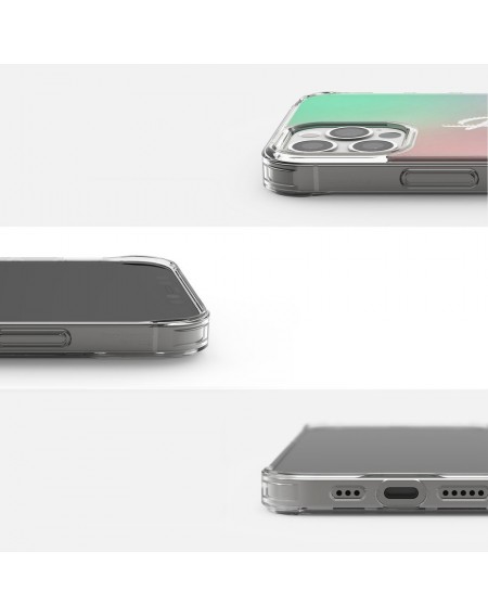 Ringke Fusion Design PC Case with TPU Bumper for iPhone 12 Pro Max black-transparent (GNAP0029)