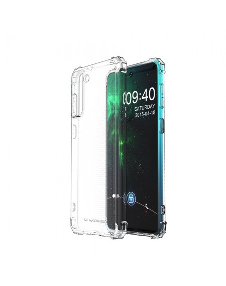 Wozinsky Anti Shock durable case with Military Grade Protection for Samsung Galaxy S21+ 5G (S21 Plus 5G) transparent