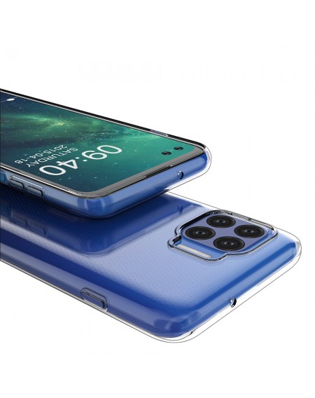 Ultra Clear 0.5mm Case Gel TPU Cover for Motorola Moto G 5G Plus transparent