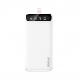 Dudao powerbank 30000 mAh 2x USB / USB-C with LED light white (K8s+ white)
