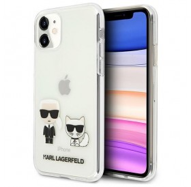 Karl Lagerfeld KLHCN61CKTR iPhone 11 6,1" / Xr hardcase Transparent Karl & Choupette