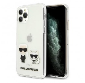 Karl Lagerfeld KLHCN65CKTR iPhone 11 Pro Max hardcase Transparent Karl & Choupette