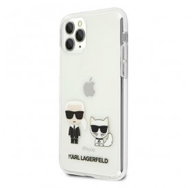 Karl Lagerfeld KLHCN65CKTR iPhone 11 Pro Max hardcase Transparent Karl & Choupette