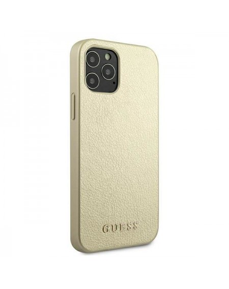 Guess GUHCP12LIGLGO iPhone 12 Pro Max 6,7" złoty/gold hardcase Iridescent