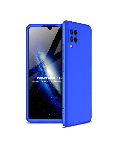 GKK 360 Protection Case Front and Back Case Full Body Cover Samsung Galaxy A42 5G blue