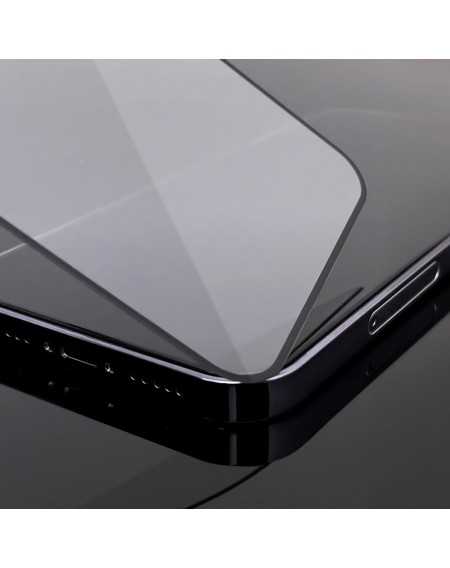 Wozinsky Tempered Glass Full Glue Super Tough Screen Protector Full Coveraged with Frame Case Friendly for Oppo A73 black