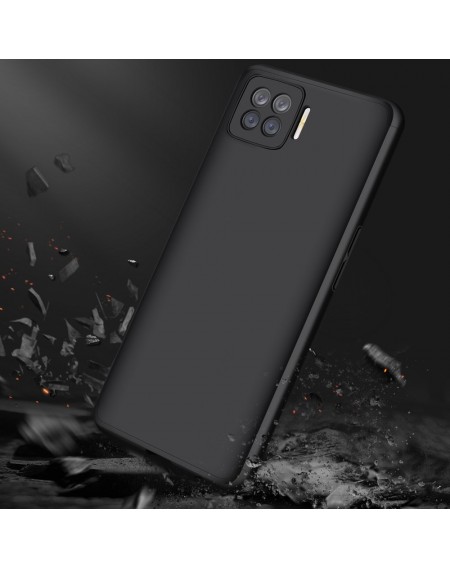 GKK 360 Protection Case Front and Back Case Full Body Cover Oppo A73 black