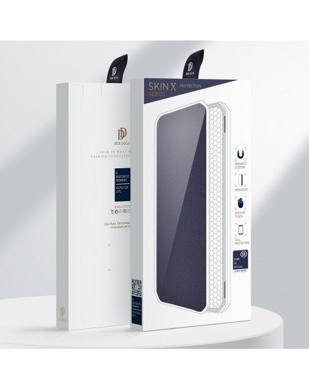 DUX DUCIS Skin X Bookcase type case for Samsung Galaxy A72 4G blue