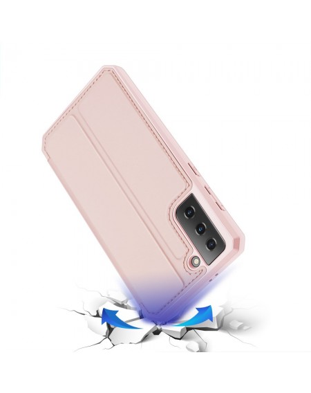 DUX DUCIS Skin X Bookcase type case for Samsung Galaxy S21+ 5G (S21 Plus 5G) pink