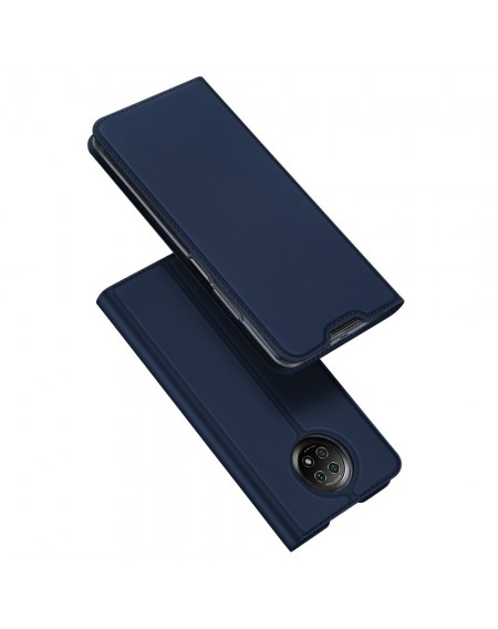 DUX DUCIS Skin Pro Bookcase type case for Xiaomi Redmi Note 9T 5G blue