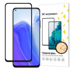 Wozinsky Tempered Glass Full Glue Super Tough Screen Protector Full Coveraged with Frame Case Friendly for Xiaomi Redmi Note 9T 5G / Redmi Note 9 5G black