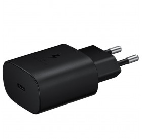 Samsung original wall charger Super Fast Charge 3.0 Power Delivery USB Type C 25W 3A black (EP-TA800NBEGEU)