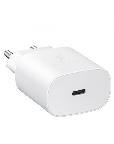 Samsung original wall charger Super Fast Charge 3.0 Power Delivery USB Type C 25W 3A white (EP-TA800NWEGEU)