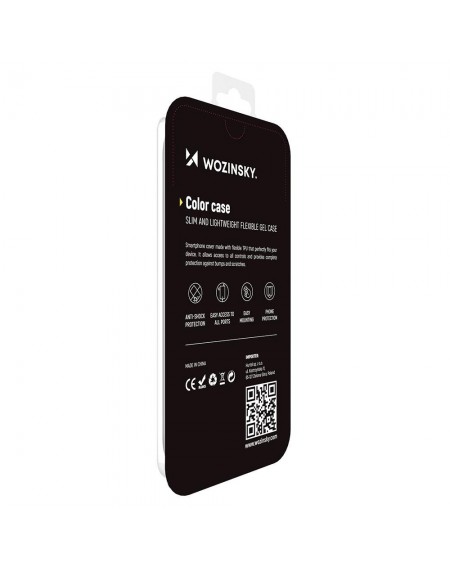 Wozinsky Color Case silicone flexible durable case iPhone 12 green