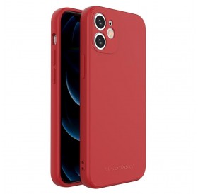 Wozinsky Color Case silicone flexible durable case iPhone 12 mini red