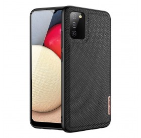 Dux Ducis Fino case covered with nylon material for Samsung Galaxy A02s EU black