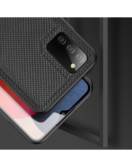 Dux Ducis Fino case covered with nylon material for Samsung Galaxy A02s EU black