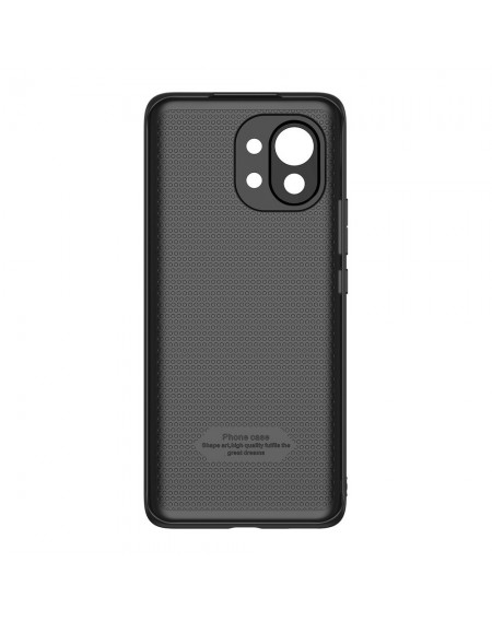 Baseus Alloy Leather Case durable case with a camera cover Xiaomi Mi 11 black (WIXM11-01)