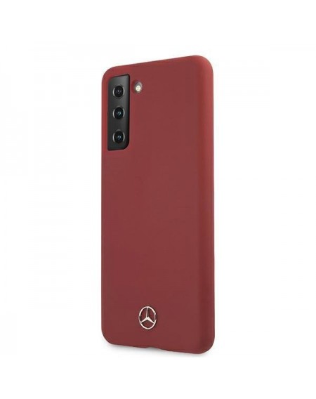 Mercedes MEHCS21MSILRE S21+ G996 czerwony/red hardcase Silicone Line