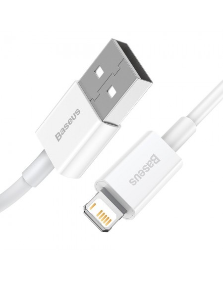 Baseus Superior Cable USB - Lightning 2,4A 0,25 m White (CALYS-02)