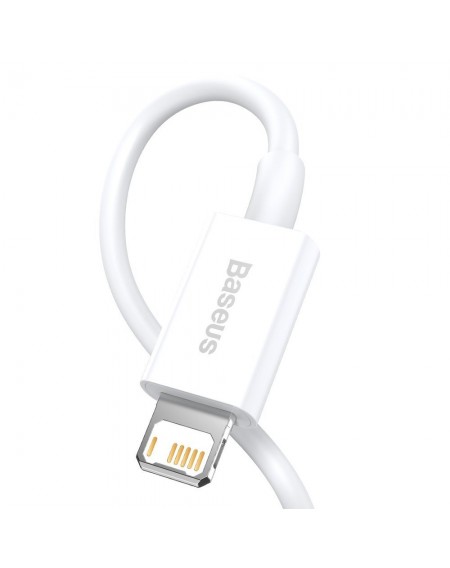 Baseus Superior Cable USB - Lightning 2,4A 0,25 m White (CALYS-02)