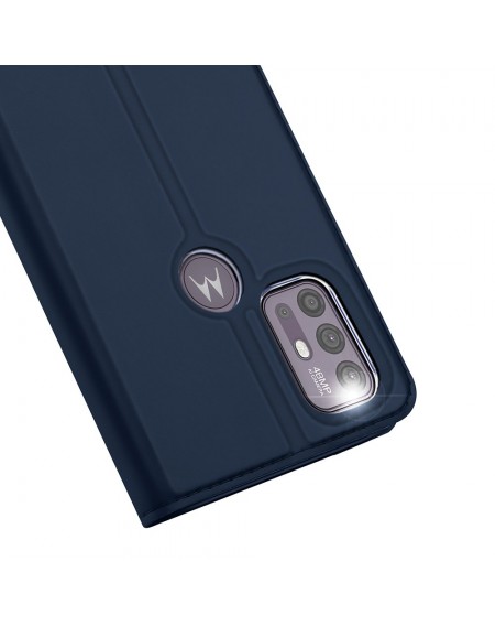 DUX DUCIS Skin Pro Bookcase type case for Motorola Moto G30 / Moto G10 blue