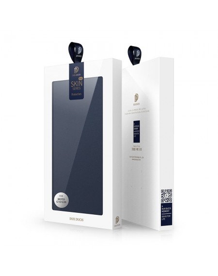 DUX DUCIS Skin Pro Bookcase type case for Motorola Moto G30 / Moto G10 blue