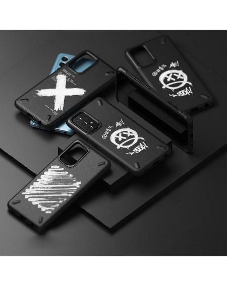 Ringke Onyx Design Durable TPU Case Cover for Samsung Galaxy A72 4G black (X) (OXSG0049)