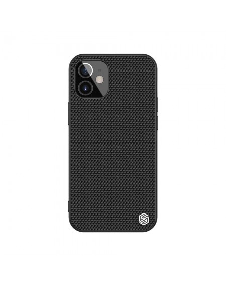 Nillkin Textured Case rugged cover with gel frame and nylon on the back iPhone 12 mini black