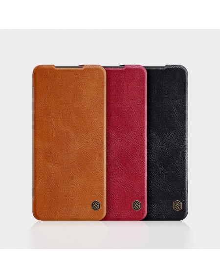 Nillkin Qin leather holster cover for Xiaomi Poco X3 NFC / Poco X3 Pro brown