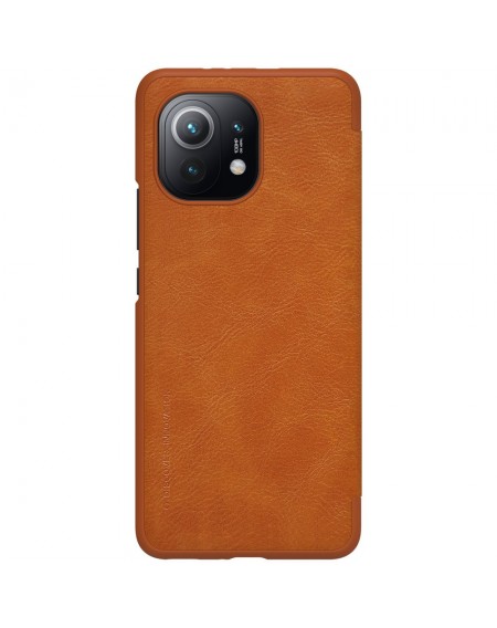Nillkin Qin original leather case cover for Xiaomi Mi 11 brown