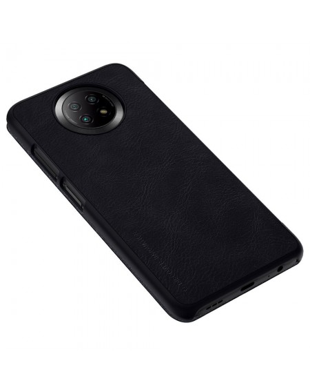 Nillkin Qin original leather case cover for Xiaomi Redmi Note 9T 5G black
