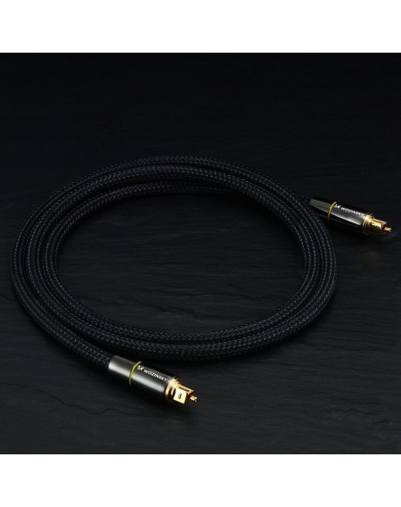 Wozinsky digital optical audio fiber cable Toslink SPDIF 2m black (WOPT-20)