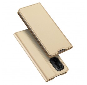 Dux Ducis Skin Pro Bookcase type case for Xiaomi Redmi K40 Pro+ / K40 Pro / K40 / Poco F3 golden