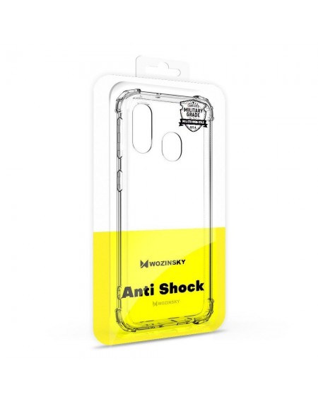 Wozinsky Anti Shock durable case with Military Grade Protection for Samsung Galaxy A72 4G transparent