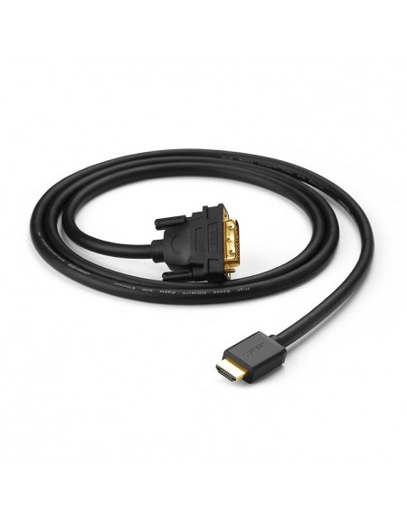 [ON RETURN] Ugreen cable HDMI - DVI 4K 60Hz 30AWG cable 1m black (30116)