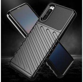 Thunder Case Flexible Tough Rugged Cover TPU Case for Sony Xperia 10 III black