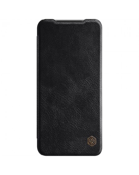 Nillkin Qin original leather case cover for Xiaomi Redmi Note 10 / Redmi Note 10S black