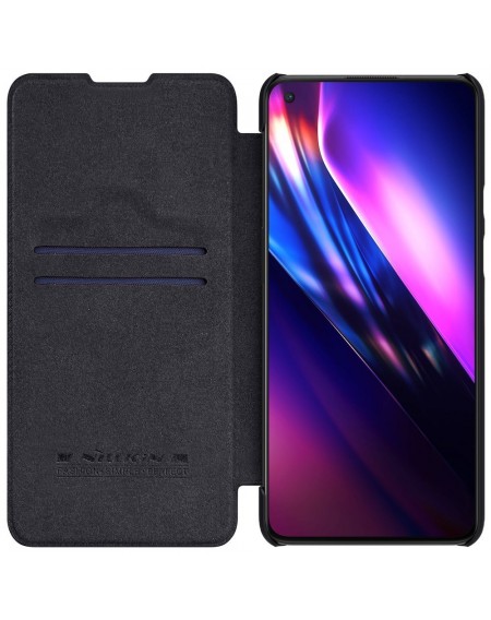 Nillkin Qin original leather case cover for OnePlus 9 black