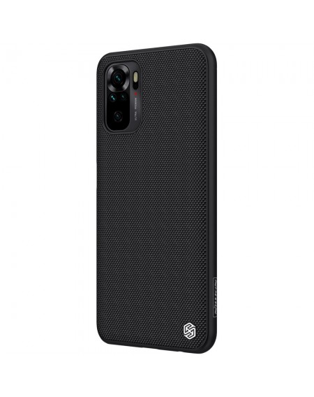 Nillkin Textured Case rugged cover with gel frame and nylon on the back Xiaomi Redmi Note 10 / Redmi Note 10S black