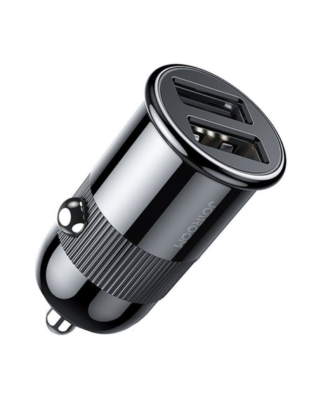 Joyroom 3,1 A dual port smart car charger black (C-A06)