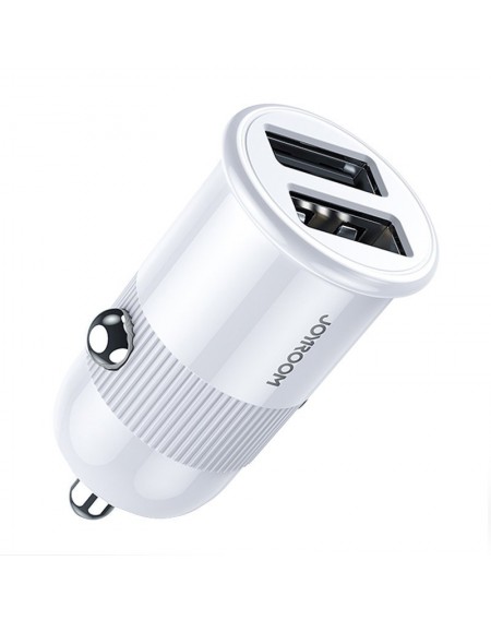 Joyroom 3,1 A dual port smart car charger white (C-A06)